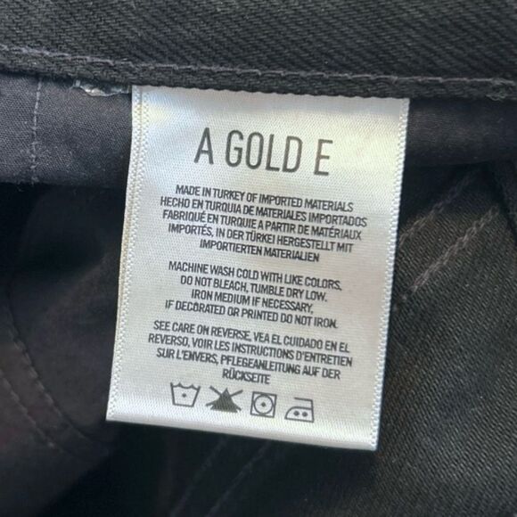 Agolde Parker Vintage Cut Off Shorts in Theme Black, Size 25 - Picture 11 of 12